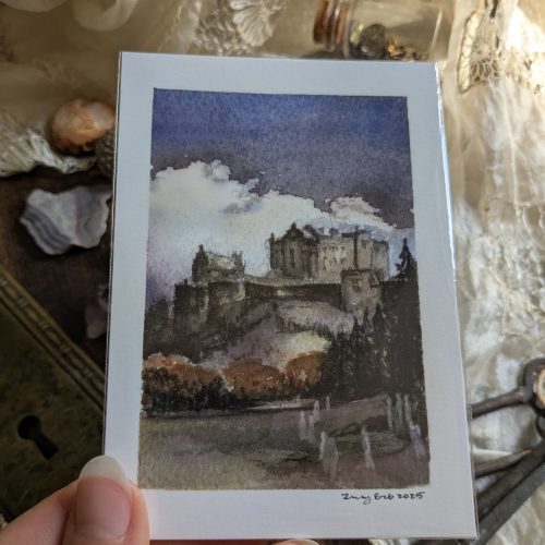 3.5x5 Ghost Castle Print