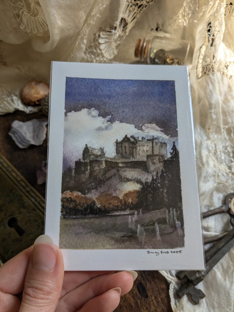 3.5x5 Ghost Castle Print