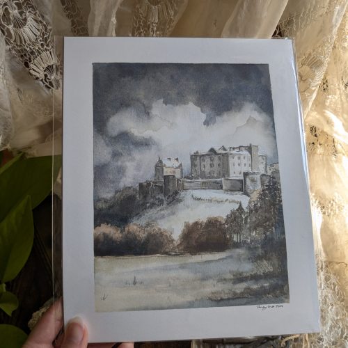 8x10 Castle On A Hill Print