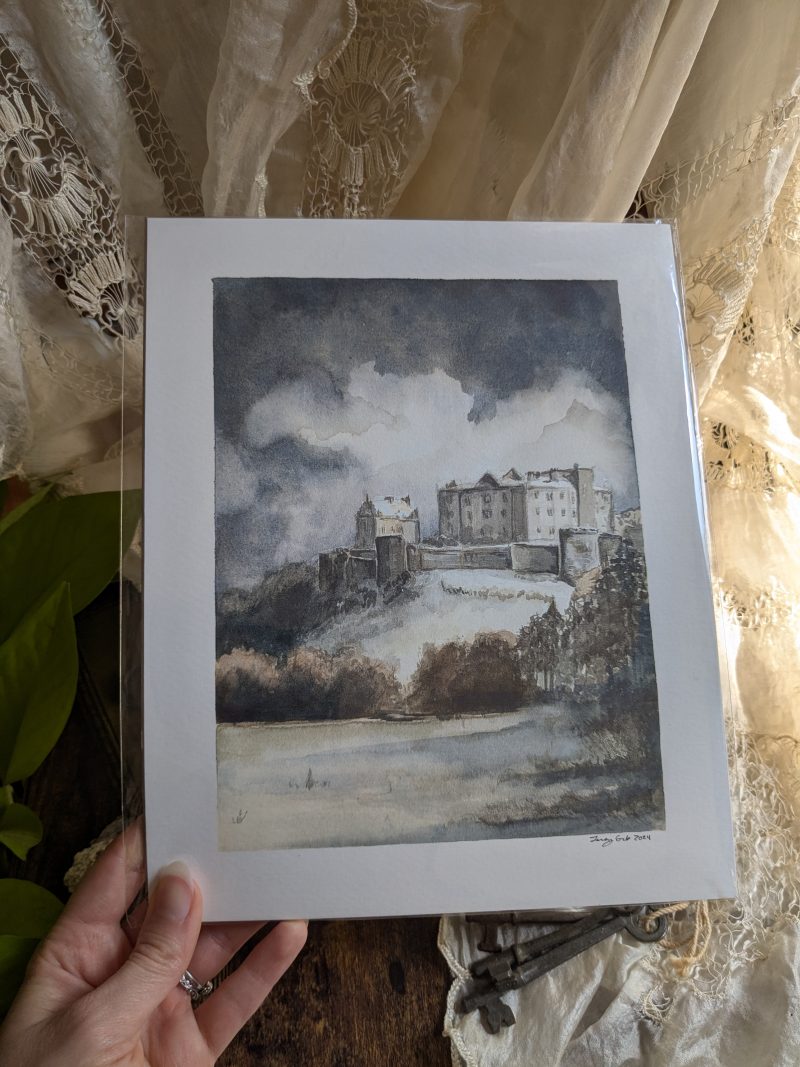 8x10 Castle On A Hill Print